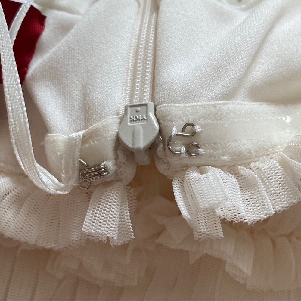 Gorgeous JS Collections Off White Pleated Halter Midi Dress Like New Size 6 - Picture 7 of 13
